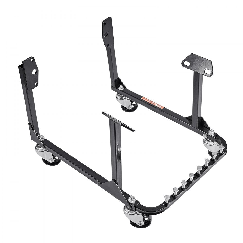 VEVOR Engine Stand, 750 LBS Load Capacity Engine Motor Stand, Heavy-Duty Steel Motor Holder with 4 Swivel Casters and 4 Hook Positions, Suitable for BB-CHEVY and GEN-1 SB-CHEVY Engines