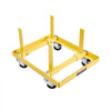 VEVOR Engine Stand, 750 LBS Load Capacity Engine Motor Stand with Adjustable Width & Length, Heavy-Duty Steel Motor Holder with 4 Swivel Casters and 2 Ratchet Straps, Suitable for Most Engines