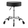VEVOR Rolling Stool with Wheels, 500 lbs Weight Capacity, Height Adjustable, Quiet Casters, Thick Cushion Ergonomic PU Leather Seat, 360° Swivel Round Rolling Stool Chair for Salon, Clinic, Black