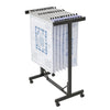 VEVOR Blueprint Storage Rack, Steel, Mobile Adjustable Blueprint Holder with 12 Pack of 30 Inch Aluminum Clamps, Wheels, Display Rack Storage Organizer Stand, for File Display Plan Poster Office Home