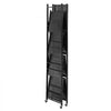 VEVOR 5-Tier Foldable Storage Shelf, 32W x 14D x 72H Inch Folding Metal Rack Shelving Unit, No Assembly Organizer Shelf with 5 Wheels & 4 Hooks for Pantry, Kitchen, Garage, Basement, Black