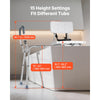 VEVOR Sliding Shower Chair, 400 lbs Capacity Tub Transfer Bench for Bathtub, Heavy Duty Shower Bench with Arms and Backrest, Height Adjustable Seat for Handicap, Adults, Seniors, Elderly and Disabled