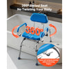 VEVOR Sliding Shower Chair, 330 lbs Tub Transfer Bench for Bathtub with Swivel Seat, Padded Shower Bench with Pivoting Arms and Backrest, Height Adjustable for Handicap, Seniors, Elderly and Disabled