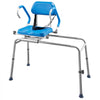 VEVOR Sliding Shower Chair, 330 lbs Tub Transfer Bench for Bathtub with Swivel Seat, Padded Shower Bench with Pivoting Arms and Backrest, Height Adjustable for Handicap, Seniors, Elderly and Disabled