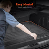 VEVOR Cargo Mat Compatible with Chevrolet Suburban & GMC Yukon XL 2015-2020, Precise Fit Trunk Mat for SUVs, TPE Trunk Protector Replacement, Black (1PCS)