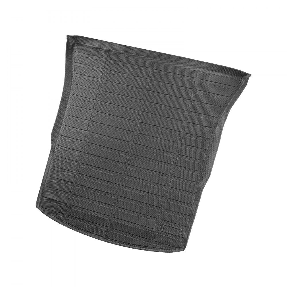 VEVOR Cargo Mat Compatible with Tesla Model Y 2020-2024, Precise Fit Trunk Mat for SUVs, TPE Trunk Protector Replacement, Black (1PCS)