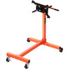 VEVOR Engine Stand, 750 lbs (3/8 Ton) Rotating Engine Motor Stand with 360 Degree Adjustable Head, Cast Iron Motor Hoist Dolly, 4-Caster, 4 Adjustable Arms, for Vehicle Maintenance, Auto Repair