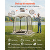 VEVOR Pop up Sports Tent, 50x50 in Clear Bubble Tent for 1 Person, Waterproof Outdoor Pod with Floor Mat & Top Cover, Garden Igloo Dome Tents Camping Shelter for Events Fishing Cheering