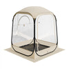 VEVOR Pop up Sports Tent, 50x50 in Clear Bubble Tent for 1 Person, Waterproof Outdoor Pod with Floor Mat & Top Cover, Garden Igloo Dome Tents Camping Shelter for Events Fishing Cheering
