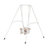 VEVOR Toddler Swing and Jumper, 2 in 1 Swing Set and Bouncer, Soft Cushion with Foldable A-Frame Metal Stand, Heavy-Duty Thick Ropes, Easy to Install and Store, for Indoor or Outdoor Play, Gray