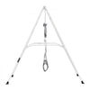 VEVOR Toddler Swing and Jumper, 2 in 1 Swing Set and Bouncer, Soft Cushion with Foldable A-Frame Metal Stand, Heavy-Duty Thick Ropes, Easy to Install and Store, for Indoor or Outdoor Play, Gray