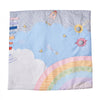 VEVOR Baby Play Gym Mat, Tummy Time Mat with 6 Sensory Toys, Baby Activity Mat with Light-up Musical Rocket Toy for 0-18 Month Newborn Infant, Baby Essential Gift for Sensory & Motor Skill Development