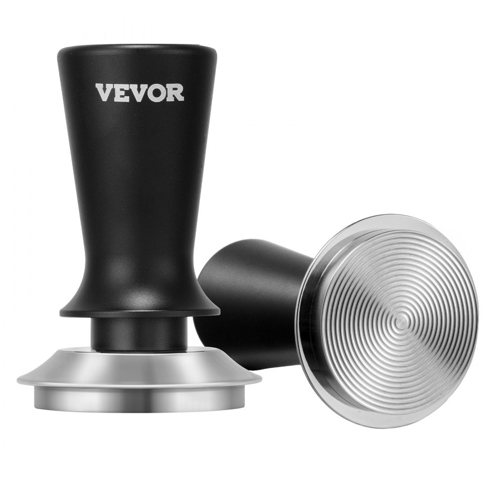 VEVOR Espresso Tamper 53mm, Spring Loaded Coffee Tamper, 30 lbs Tamper Tool Espresso, Stainless Tamper with Non-Slip Grip