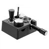 VEVOR Espresso Tamping Station, ABS Material, 7-in-1 Multifunctional Tamping Station with Detachable Slot, Easy to Clean Espresso Knock Box with Non-Slip Base, Fits for 51-58 mm Handles