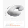 VEVOR Pregnancy Pillow, C-Shaped Full Body Maternity Pillow for Sleeping, Ultra-Soft and Breathable Pregnant Support Pillows with Removable & Washable Cover, Perfect for Back, Belly, Hip, Legs Relief