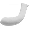 VEVOR Pregnancy Pillows for Side Sleeping, L-Shaped Maternity Pillow for Pregnant Women, Soft & Breathable Pregnancy Body Pillow with Washable Jersey Cover for Head Neck Belly Leg Support, Light Gray