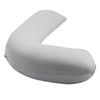 VEVOR Pregnancy Pillows for Side Sleeping, L-Shaped Maternity Pillow for Pregnant Women, Soft & Breathable Pregnancy Body Pillow with Washable Jersey Cover for Head Neck Belly Leg Support, Light Gray
