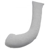 VEVOR Pregnancy Pillows for Side Sleeping, L-Shaped Maternity Pillow for Pregnant Women, Soft & Breathable Pregnancy Body Pillow with Washable Jersey Cover for Head Neck Belly Leg Support, Light Gray