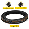 VEVOR Hydraulic Hose 1/4 inch x 100 ft, Coiled Hydraulic Hose 5800 PSI, Rubber Hydraulic Hose with 2 High-Tensile Steel Wire Braid, Bulk Hydraulic Hose -20℃ to 140℃, Hydraulic Oil Flexible Hose