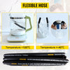 VEVOR Hydraulic Hose 3/8 inch x 50 ft, Coiled Hydraulic Hose 4800 PSI, Rubber Hydraulic Hose with 2 High-Tensile Steel Wire Braid, Bulk Hydraulic Hose -20℃ to 140℃, Hydraulic Oil Flexible Hose