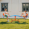 VEVOR Kids Seesaw, 300 lbs Load Capacity, Sit and Spin Teeter Totter with Easy-Grip Handles, Kids Outdoor Playground Equipment, Outside Toys, Swiveling 360 Degrees Rotating for Children Aged 3+