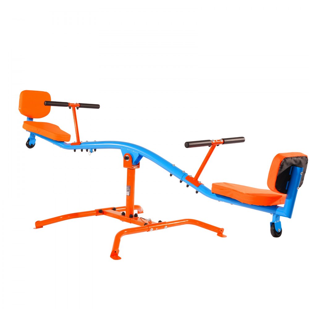 VEVOR Kids Seesaw, 300 lbs Load Capacity, Sit and Spin Teeter Totter with Easy-Grip Handles, Kids Outdoor Playground Equipment, Outside Toys, Swiveling 360 Degrees Rotating for Children Aged 3+