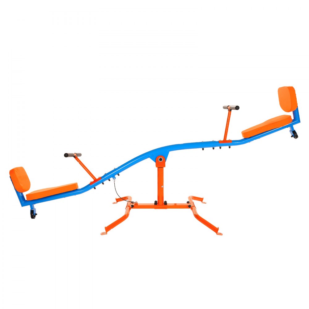 VEVOR Kids Seesaw, 300 lbs Load Capacity, Sit and Spin Teeter Totter with Easy-Grip Handles, Kids Outdoor Playground Equipment, Outside Toys, Swiveling 360 Degrees Rotating for Children Aged 3+