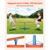 VEVOR Kids Seesaw, 100 lbs Load Capacity per Seat, Sit and Spin Teeter Totter with 3-prong Support Legs, Kids Outdoor Playground Equipment, Swiveling 360 Degrees Rotating for Children Aged 3+