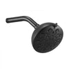 VEVOR Tub and Shower Faucet Set, 5-Inch Rainfall Shower Head and Bathtub Spout, Complete Single-Handle Tub Trim Kit with Brass Pressure Balancing Valve, 8-Setting Adjustable Spray Modes, Matte Black