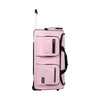 VEVOR Dance Bag with Garment Rack, 29 Inch Rolling Dance Duffel, with Wheels, Height Adjustable Clothes Rack, USB Port, Privacy Protection Curtain, Ideal for Travel and Competitions, Matte Pink