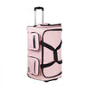 VEVOR Dance Bag with Garment Rack, 29 Inch Rolling Dance Duffel, with Wheels, Height Adjustable Clothes Rack, USB Port, Privacy Protection Curtain, Ideal for Travel and Competitions, Matte Pink