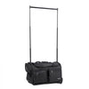 VEVOR Dance Bag with Garment Rack, 23 Inch Rolling Dance Duffel, with Wheels, USB Port, Height Adjustable Clothes Rack, Privacy Protection Curtain, Ideal for Travel and Competitions, Matte Black