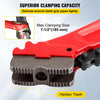 VEVOR Chain Wrench Pipe 36inch,Heavy Duty Oil Filter Chain Wrench Capacity 4-1/2 to 7-1/2inch ,Chain Wrench 30inch (760 mm) Chain Length Plumbing Pipe Tool