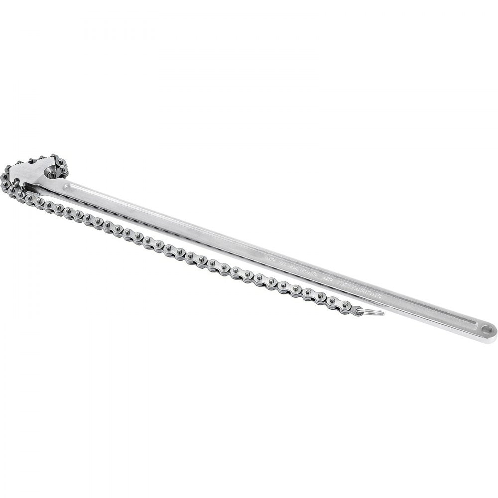 VEVOR 24inch Chain Wrench Carbon Steel Chain Pipe Wrench Heavy Duty 6.7 inch Diameter Capacity Chain Strap Filter Wrench
