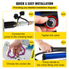 VEVOR Manually Operated AC Hose Crimper FS-7842B Separable Hydraulic Hose Crimper Kit Manual Piston Valve For Aluminum Pump Air Conditioning Repair with 7 Dies Whole Set Handheld AC Hose