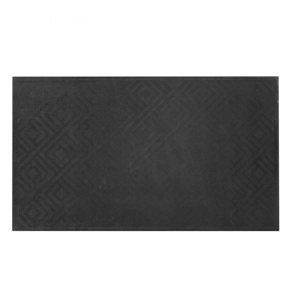 VEVOR Front Door Mat, 61.5 x 36 in Commercial Floor Mat for Indoor and Outdoor, Modern Stylish Carpet with TPE Backing, Heavy Duty Washable Entry Industrial Rug for Hallway, Balcony, Garage, Grey