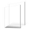 VEVOR Plexiglass Acrylic Sheet, 2-Pack Plastic Sheets, 24 x 36 Inch 1/4 Inch Thick Clear Plastic Cast Transparent Glass for Crafting Projects, Replacement Picture Frame Glass, DIY Display, Easy to Cut
