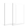 VEVOR Plexiglass Acrylic Sheets, 2-Pack Plastic Sheet, 24 x 48 Inch 1/8 Inch Thick Clear Plastic Cast Transparent Glass for Crafting Projects, Replacement Picture Frame Glass, DIY Display, Easy to Cut