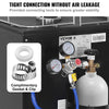 VEVOR Double Gauge Regulator, CO2 Regulator Gauge with 0-60PSI, Heavy Duty CO2 Gauge Gas System, Draft Beer Regulator with Check Valve, Adjustable Pressure Regulator for Draft Beer Homebrew, CGA320