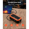 VEVOR Jump Starter with Air Compressor 3000A Peak Car Battery Jump Box, Portable for 9.0L Gas / 6.5L Diesel, 150 PSI Auto-Shutoff Tire Inflator, Power Bank, 12V Battery Charger, with LED Flashlight