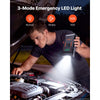 VEVOR Jump Starter with Air Compressor 1600A Peak Car Battery Jump Box, Portable for 6.0L Gas / 3.0L Diesel, 150 PSI Auto-Shutoff Tire Inflator, Power Bank, 12V Battery Charger, with LED Flashlight