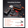 VEVOR Jump Starter with Air Compressor 1600A Peak Car Battery Jump Box, Portable for 6.0L Gas / 3.0L Diesel, 150 PSI Auto-Shutoff Tire Inflator, Power Bank, 12V Battery Charger, with LED Flashlight