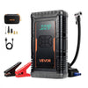 VEVOR Jump Starter with Air Compressor 1600A Peak Car Battery Jump Box, Portable for 6.0L Gas / 3.0L Diesel, 150 PSI Auto-Shutoff Tire Inflator, Power Bank, 12V Battery Charger, with LED Flashlight