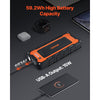 VEVOR 3000A Peak Jump Starter, 12V Portable Car Battery Booster Power Pack, Lithium Jump Box for up to 10L Gas and 8L Diesel Engines, with Heavy Duty Jumper Cables and LED Flashlight