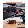 VEVOR Jump Starter 5000A Peak Portable Car Battery Booster Jump Box 12V, for Up to 9.0L Gas / 8.0L Diesel Engine, Power Bank, 3 Mode Emergency LED Flashlight, Lithium Battery Pack, with USB Output