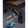 VEVOR 4000A Peak Jump Starter, Portable 12V Lithium Car Battery Booster Pack, Power Bank for All Gas and up to 10L Diesel Engines, with LED Flashlight and Safety Jumper Cables