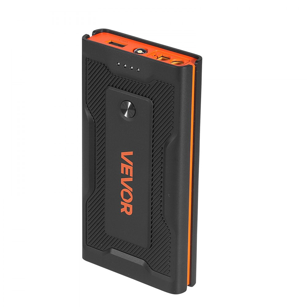 VEVOR Jump Starter, 1000A Peak, Car Jumper Starter Battery Pack, 12V Portable Lithium Battery Booster, Jump Box Power Bank with 3 Modes Flashlight and Jumper Cable, for Up to 5L Gas & 3L Diesel Engine