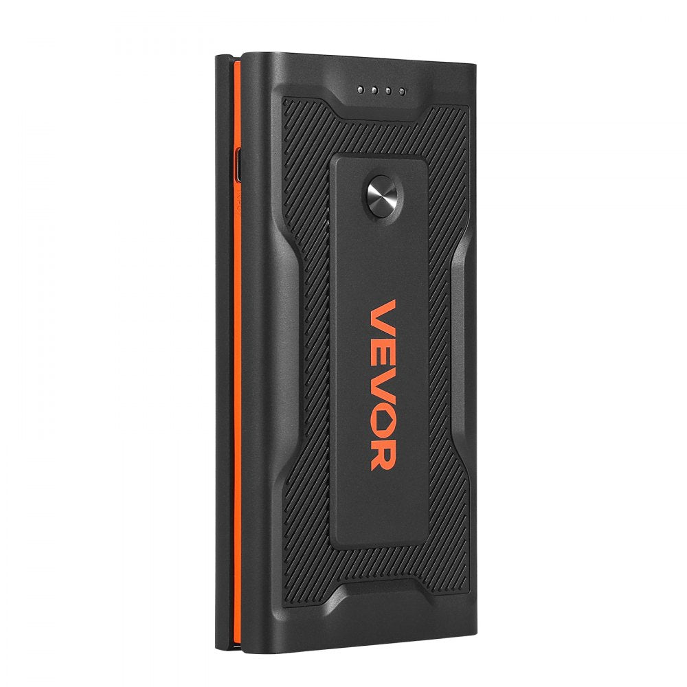 VEVOR Jump Starter, 1000A Peak, Car Jumper Starter Battery Pack, 12V Portable Lithium Battery Booster, Jump Box Power Bank with 3 Modes Flashlight and Jumper Cable, for Up to 5L Gas & 3L Diesel Engine