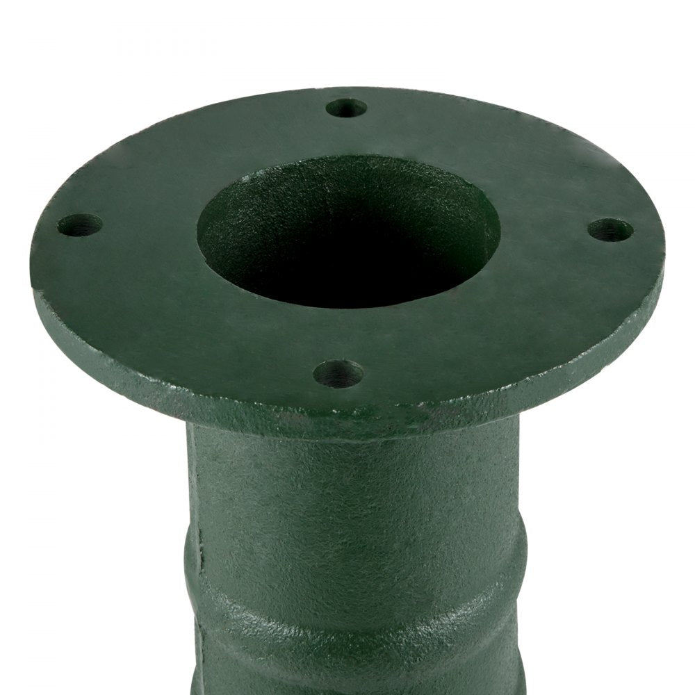 VEVOR Antique Hand Water Pump Stand Pitcher Pump Stand Cast Iron Well Pump Stand with Pre-set 0.5\" Holes for Easy Installation Old Fashion Pitcher Hand Pump Stand for Home Yard Pond Garden Outdoors G
