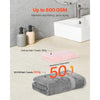 VEVOR 6-Piece Towel Set, 600 GSM 100% Cotton Towels for Bathroom, 2 Bath Towels, 2 Hand Towels and 2 Washcloths, Highly Absorbent & Quick Drying Bathroom Towels for Bathroom, Gym, Hotel, and Spa
